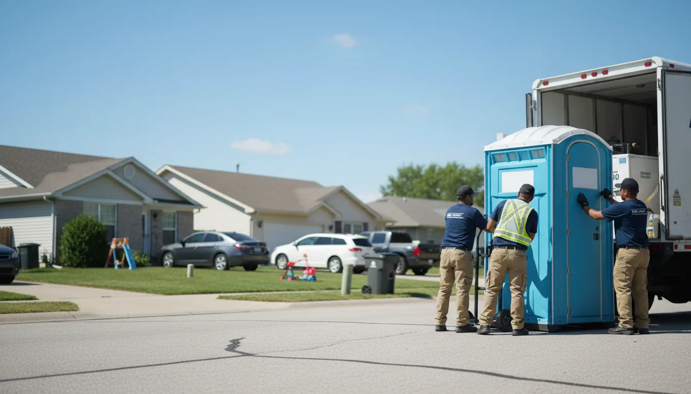 Standard Porta Potty Rentals in Jacksonville, IL near me